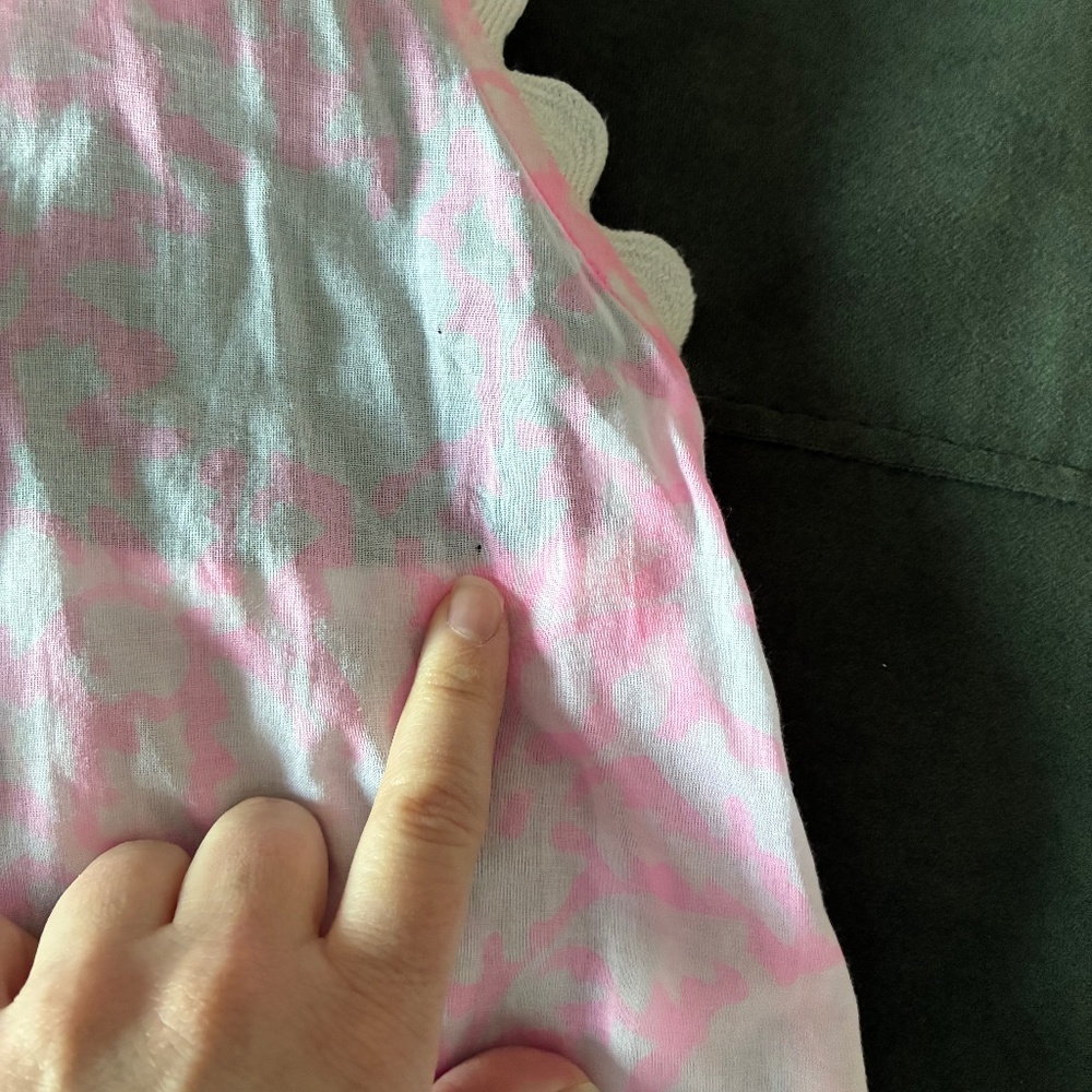 Juliet Dunn pink and white cotton vneck maxi dress - Picture 10 of 16